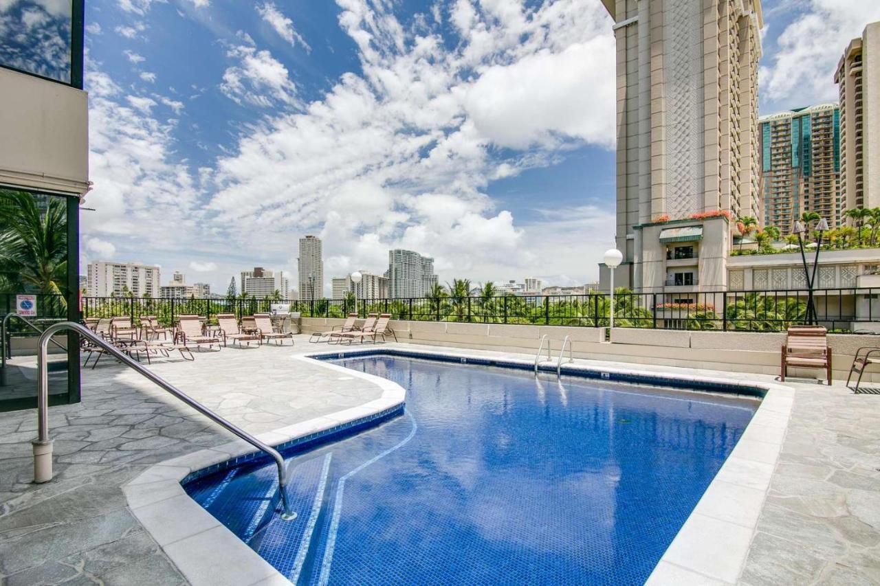 Renovated With View At Aqua Palms Waikiki Apartamento Honolulu